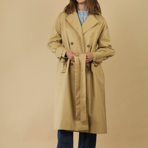 Lora Gene Jackets & Blazers - Cotton Trench Coat